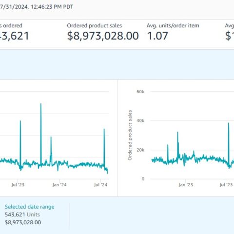 amazon sales stats for pl